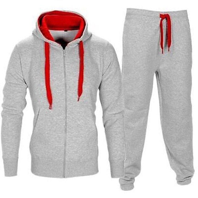 Tuta Solid Motion Set – Giacca con Zip + Jogger
