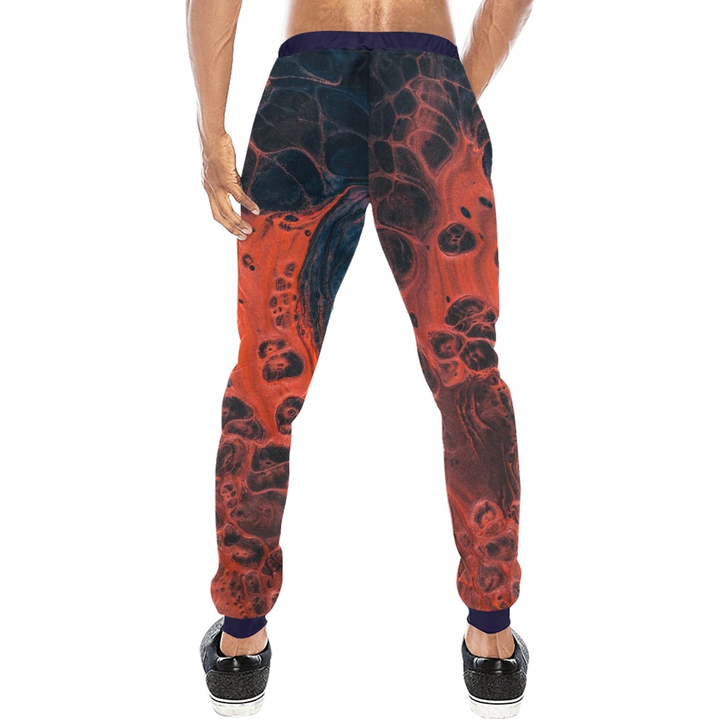 PANTALONE Concrete Echoes – Lava Flow Joggers