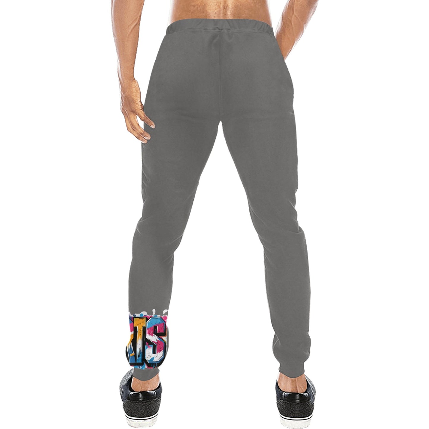 Pantaloni tuta baggy murales