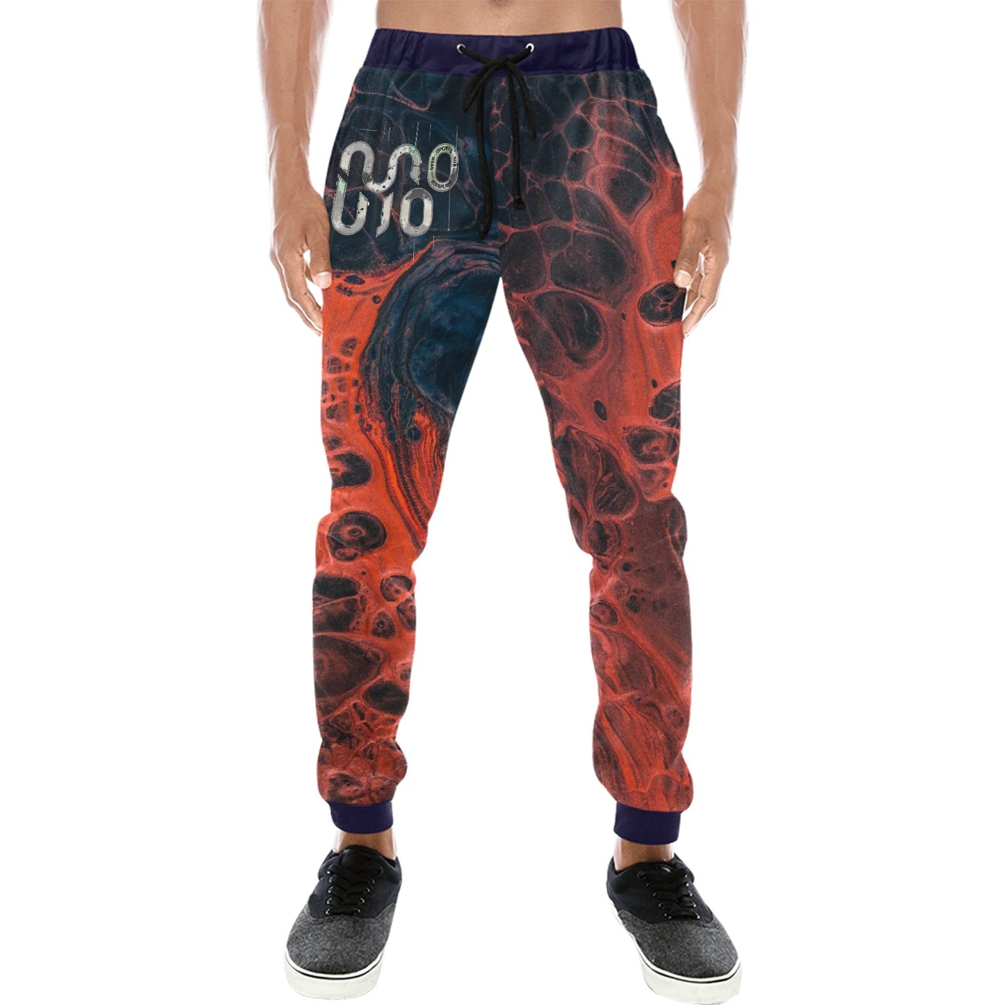 PANTALONE Concrete Echoes – Lava Flow Joggers