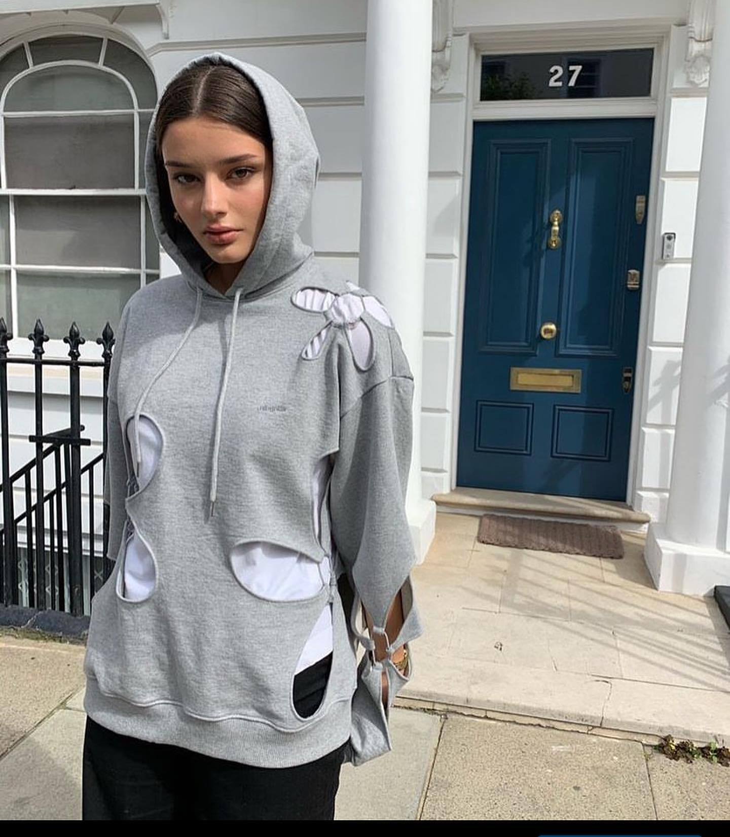 Tuta Hollow Flower Terry Streetwear