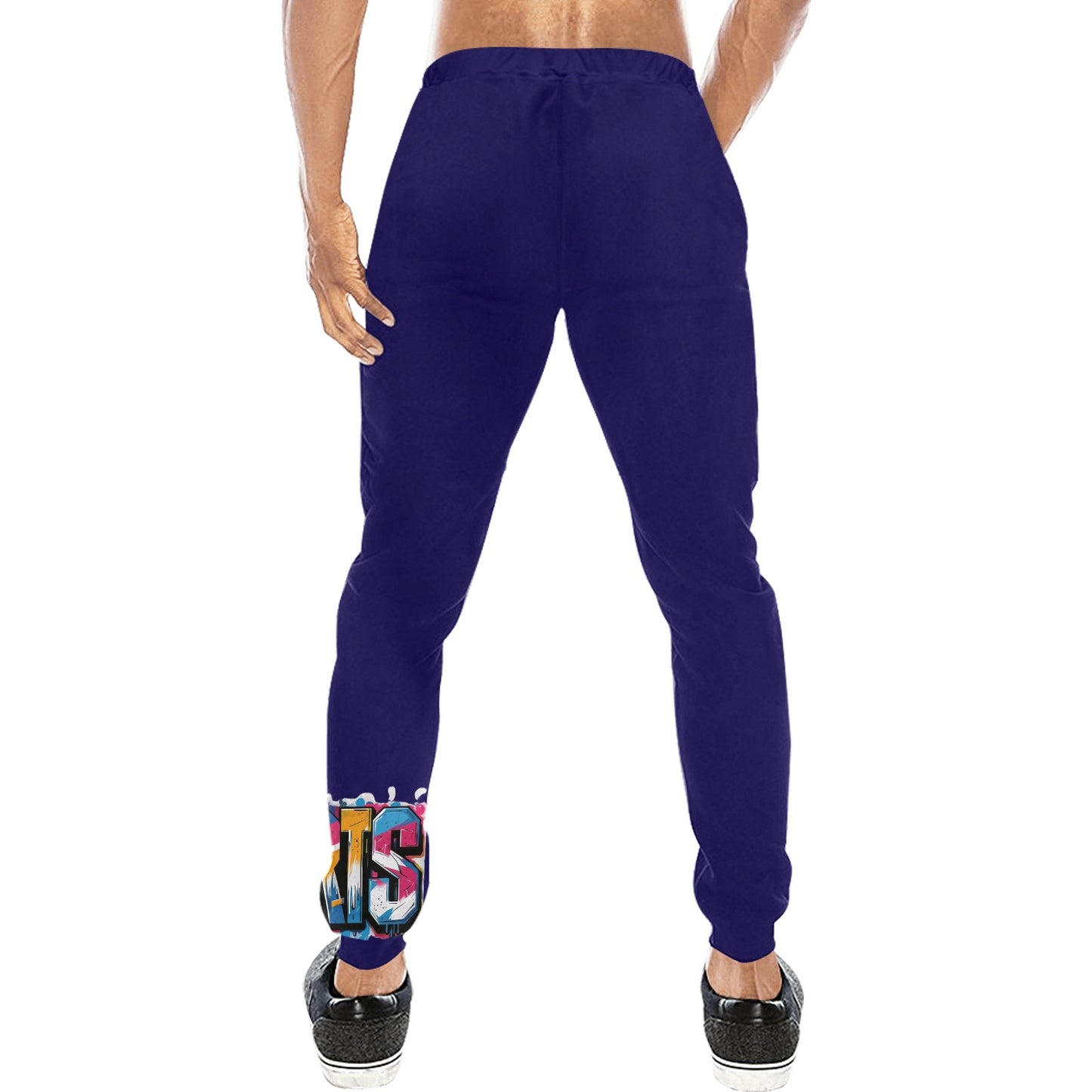 Pantaloni tuta baggy murales