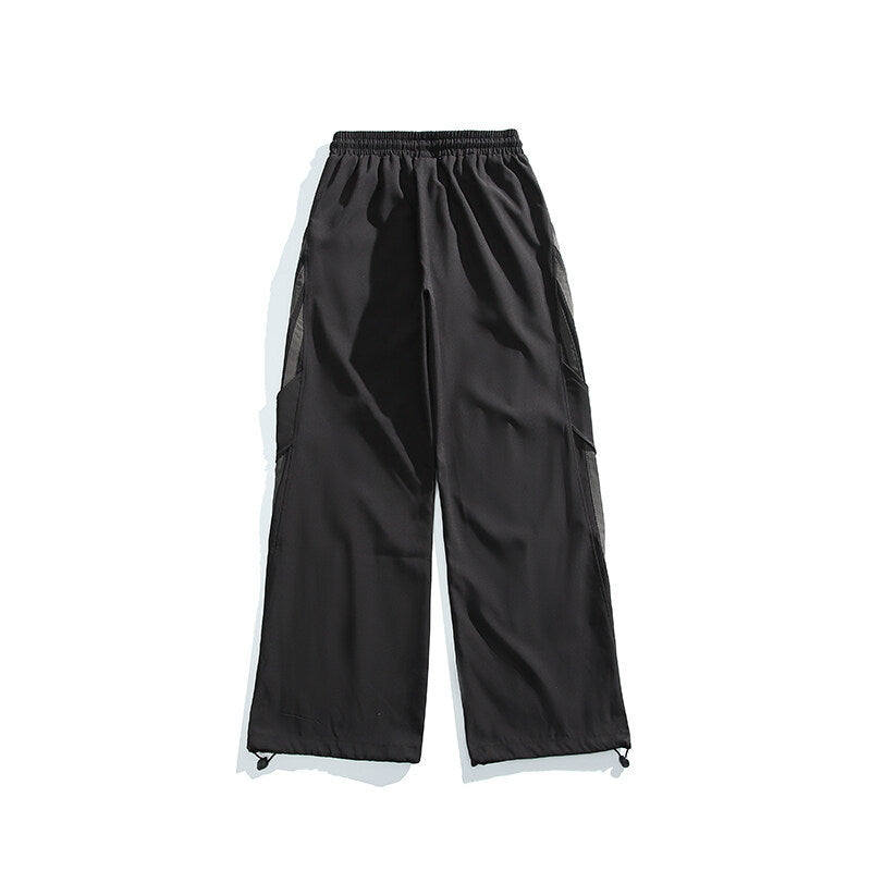 Pantaloni “Side Line Era” larghi con righe laterali