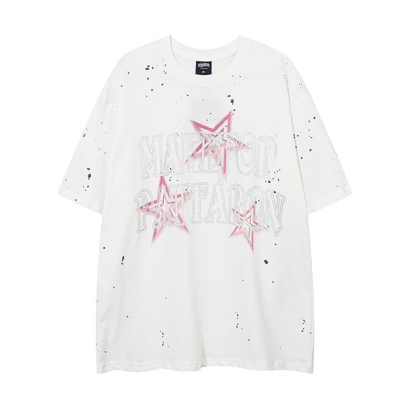 T-shirt Star Splatter Ink