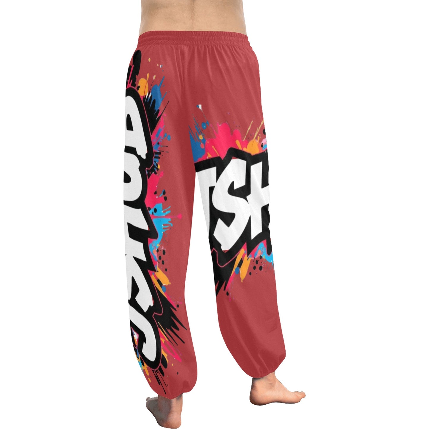 Pantaloni Harem Donna JSHub – Stile Casual con Stampa All-Over