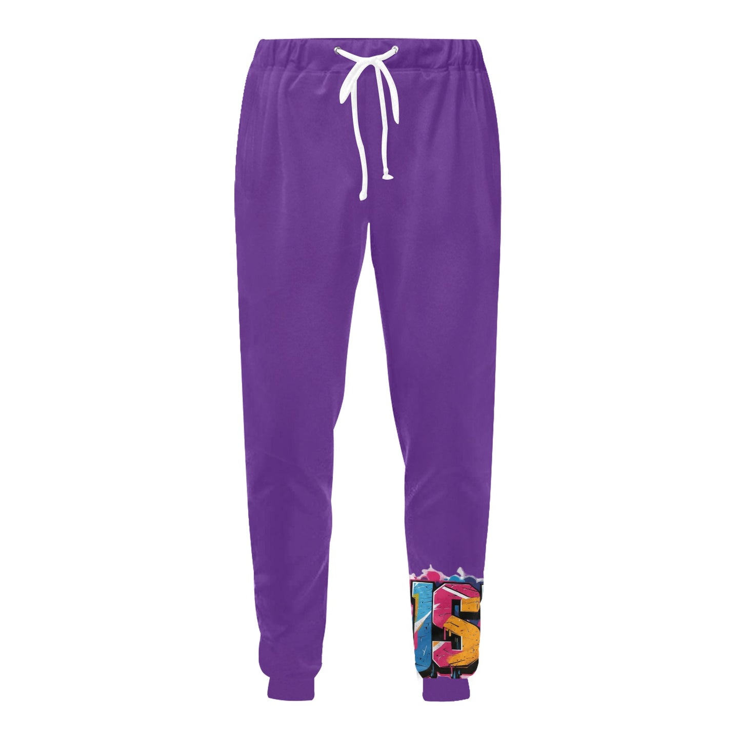 Pantaloni tuta baggy murales