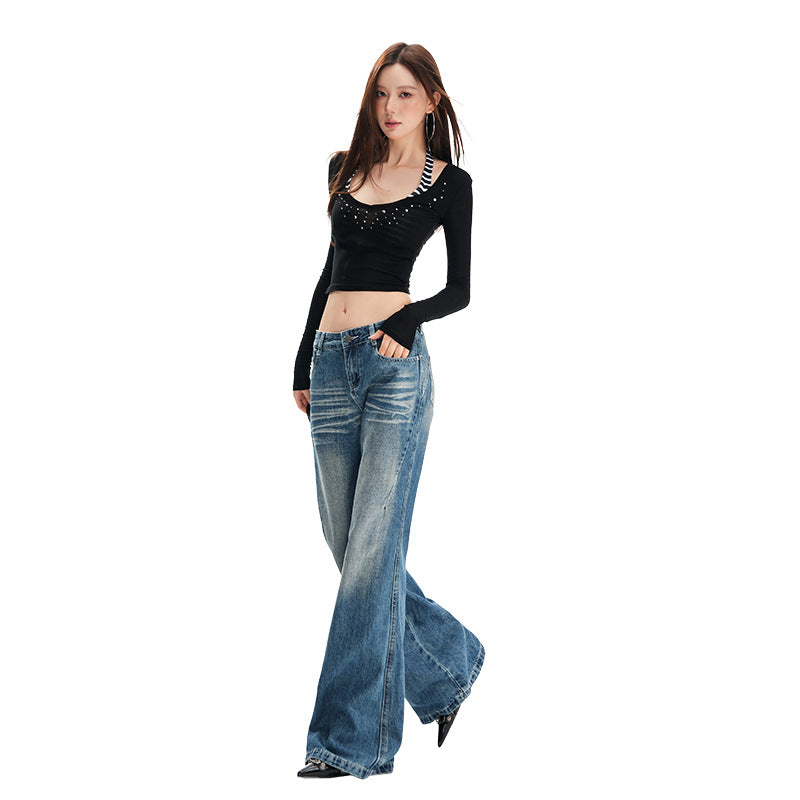 Jeans donna BlueFlare Vintage Trumpet