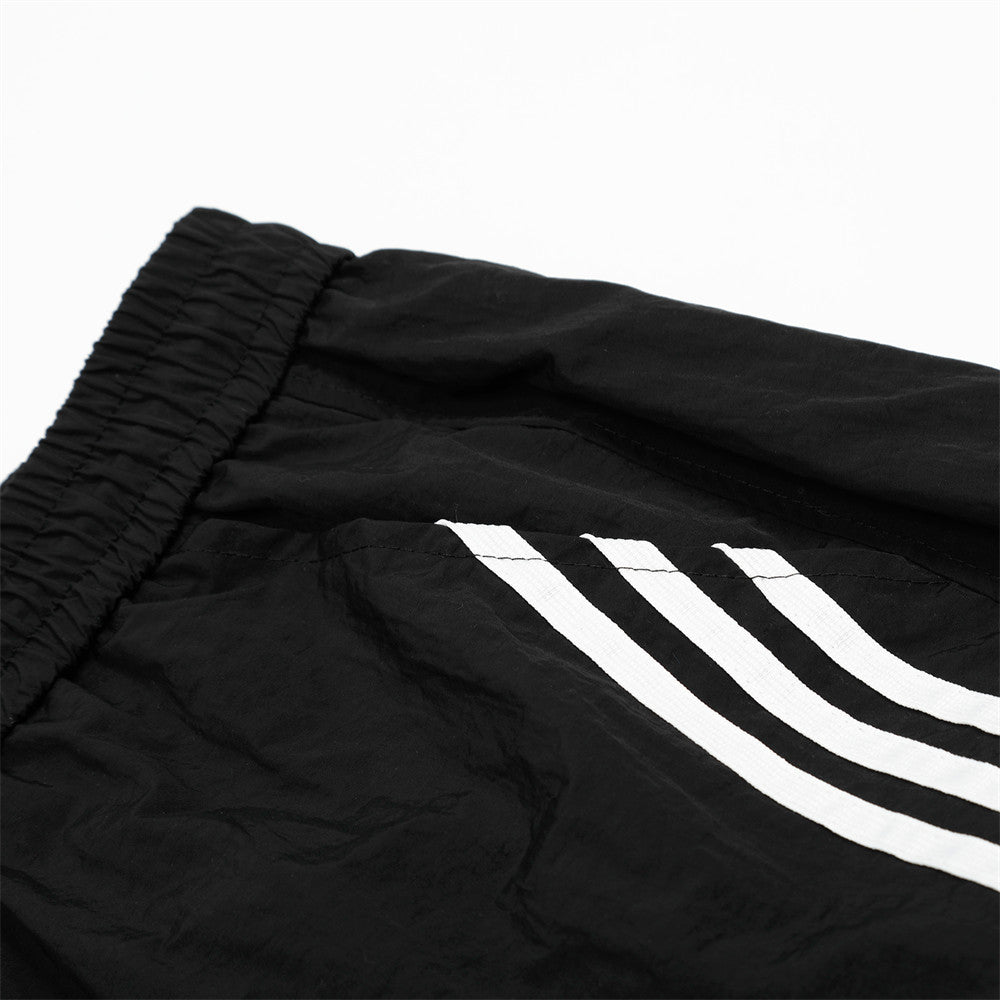Pantaloni Uomo Gamba Larga Street Style con Tre Strisce