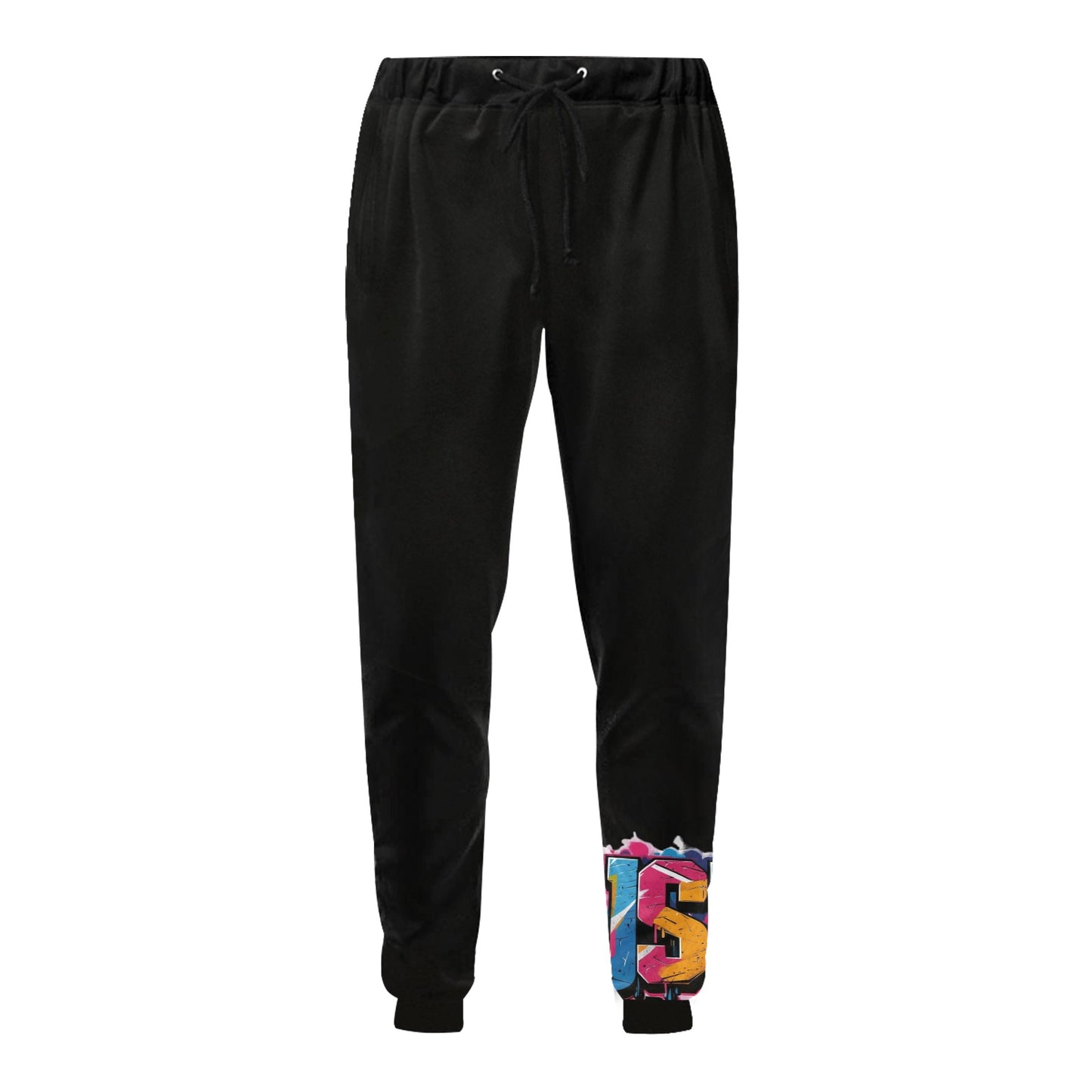 Pantaloni tuta baggy murales