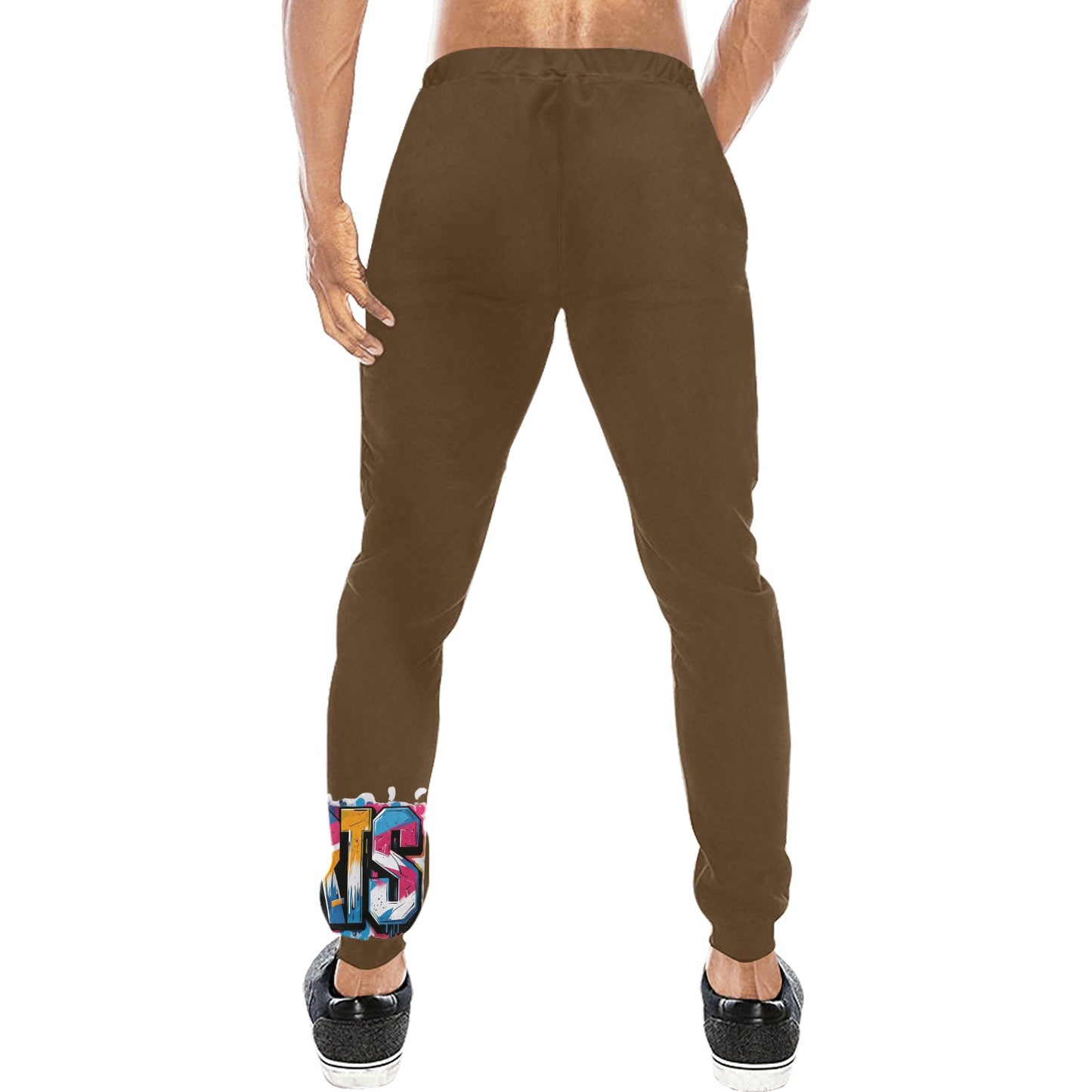 Pantaloni tuta baggy murales