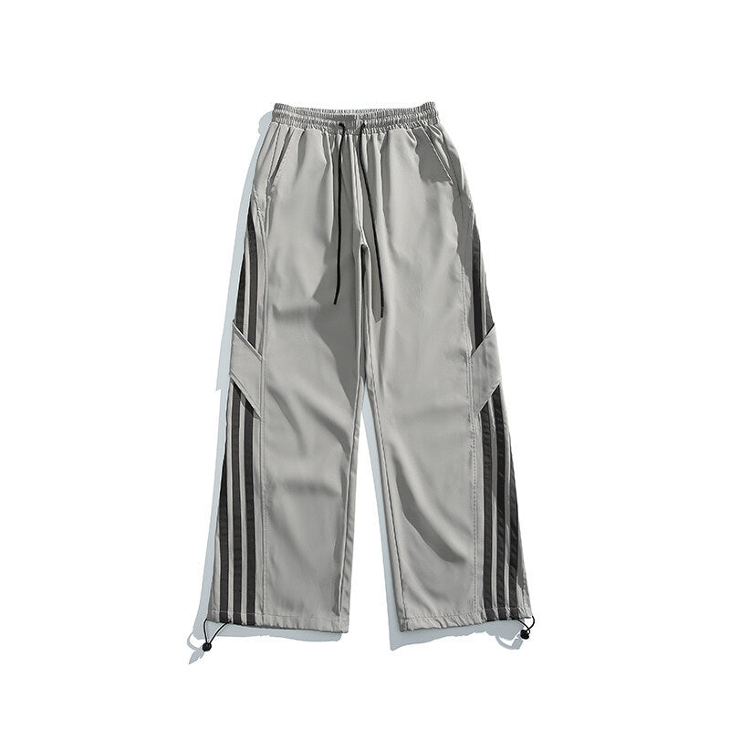 Pantaloni “Side Line Era” larghi con righe laterali