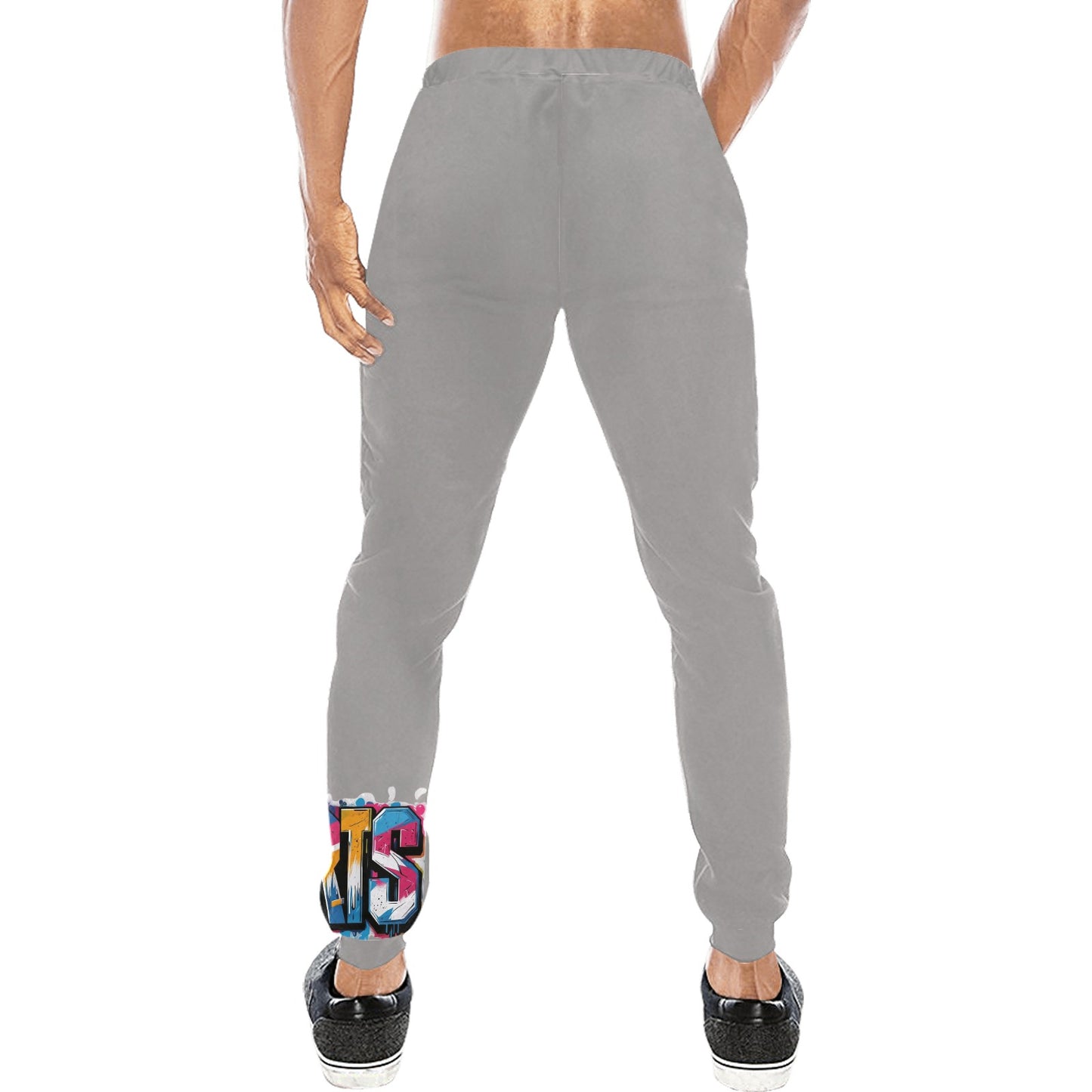 Pantaloni tuta baggy murales