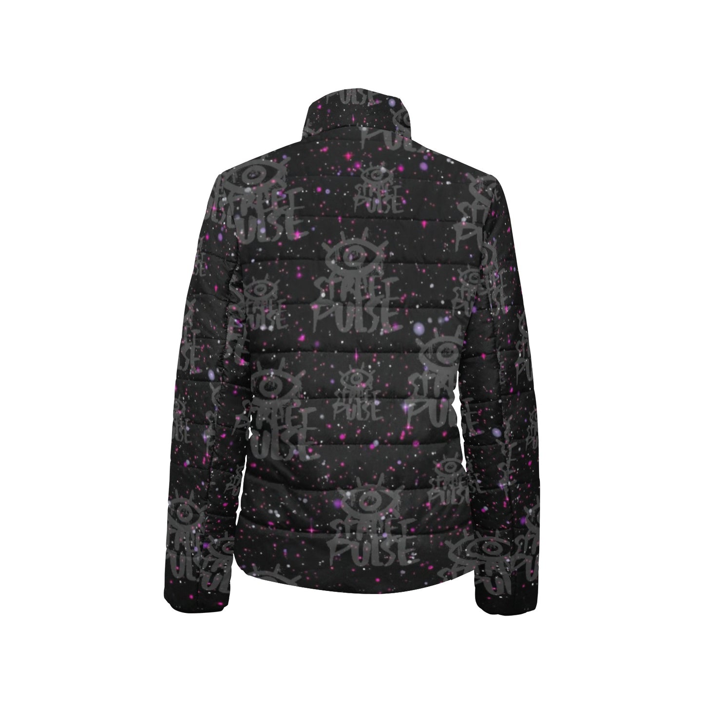 Giacca imbottita donna JS Street Pulse nera colletto rialzato