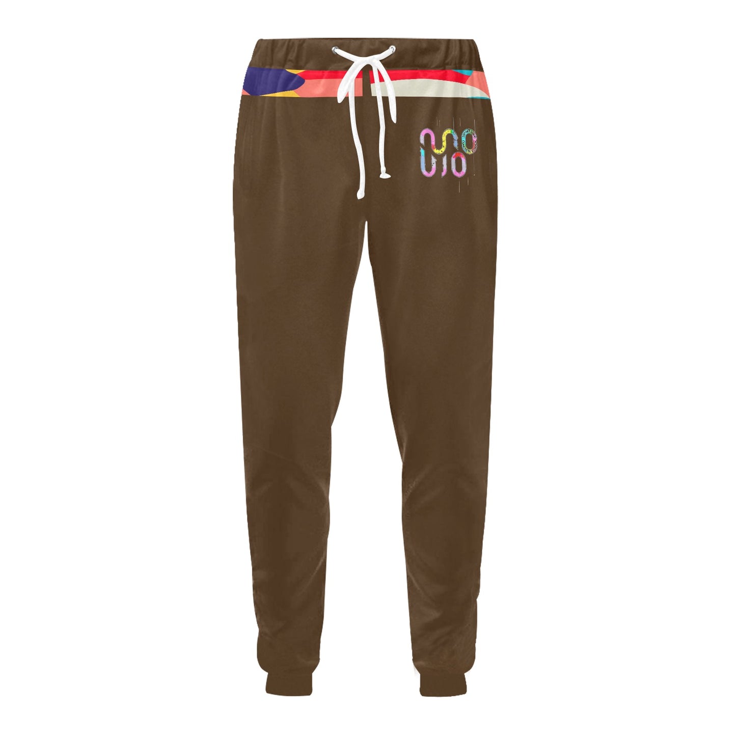 PANTALONE Concrete Echoes – Wide Caffè Joggers