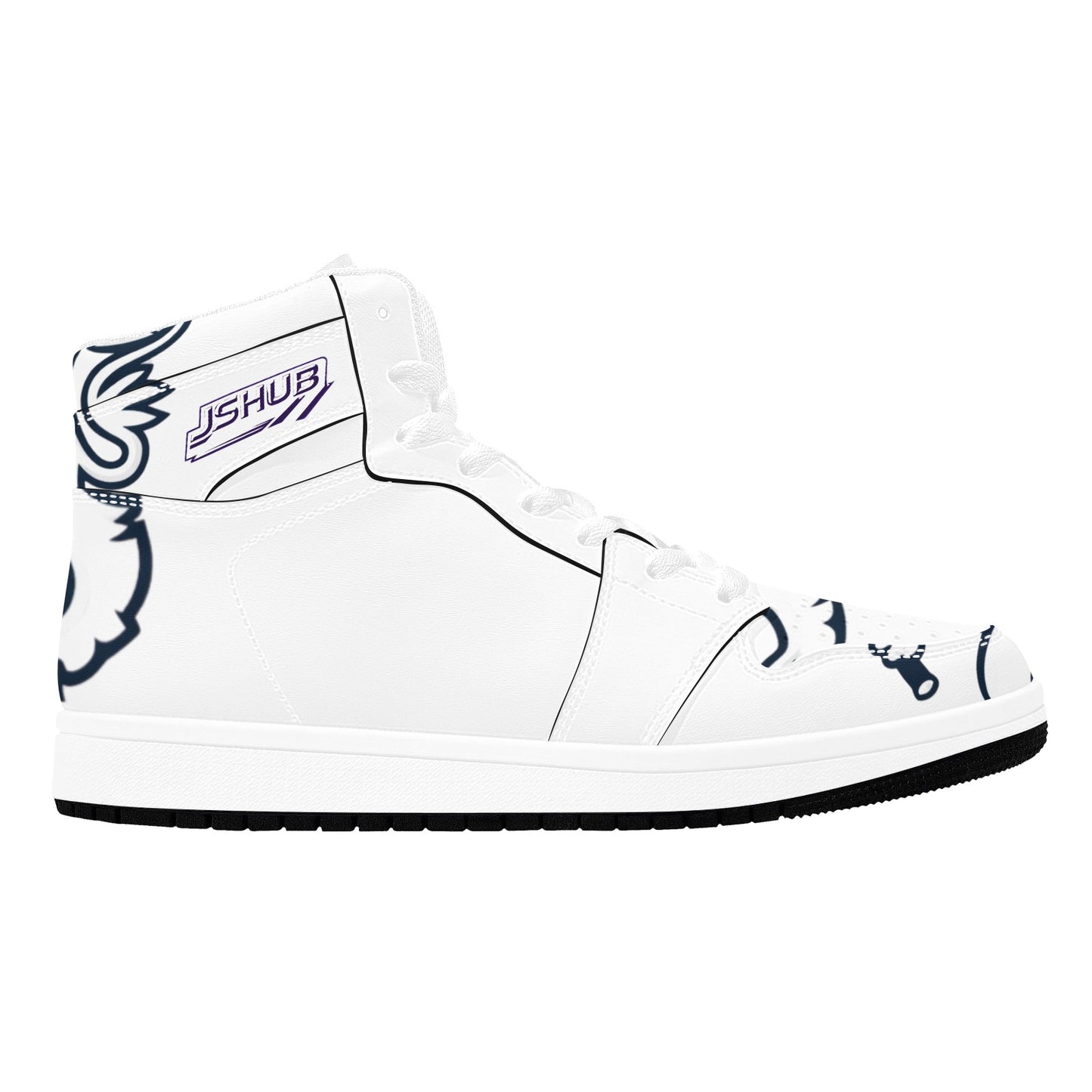 Sneakers Norway Uomo High Top Bianche JSHUB Winter Nation 2026