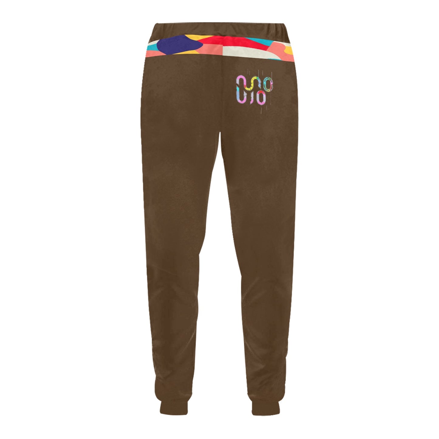 PANTALONE Concrete Echoes – Wide Caffè Joggers