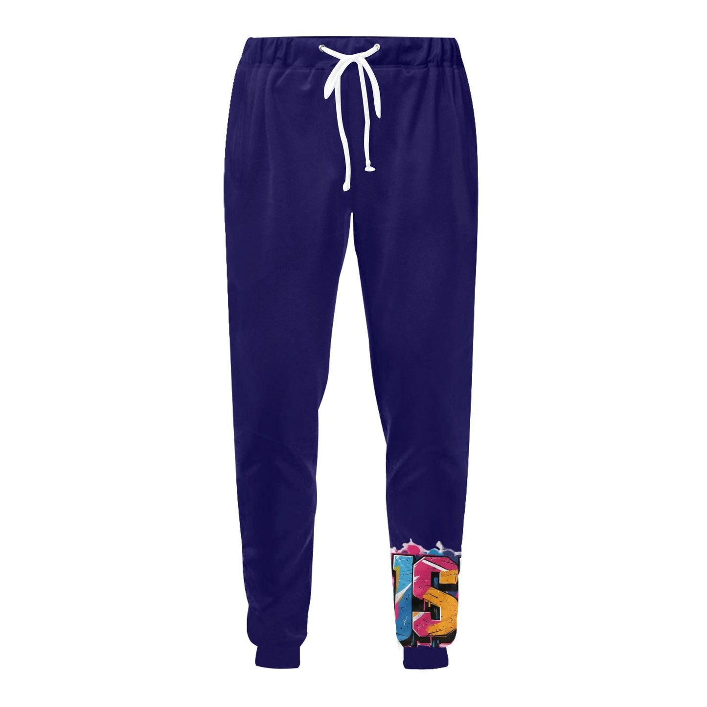 Pantaloni tuta baggy murales