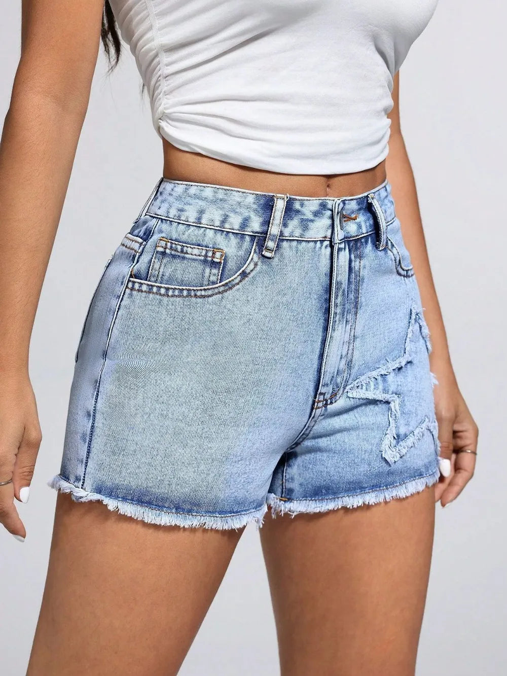Shorts Star Raw Hem