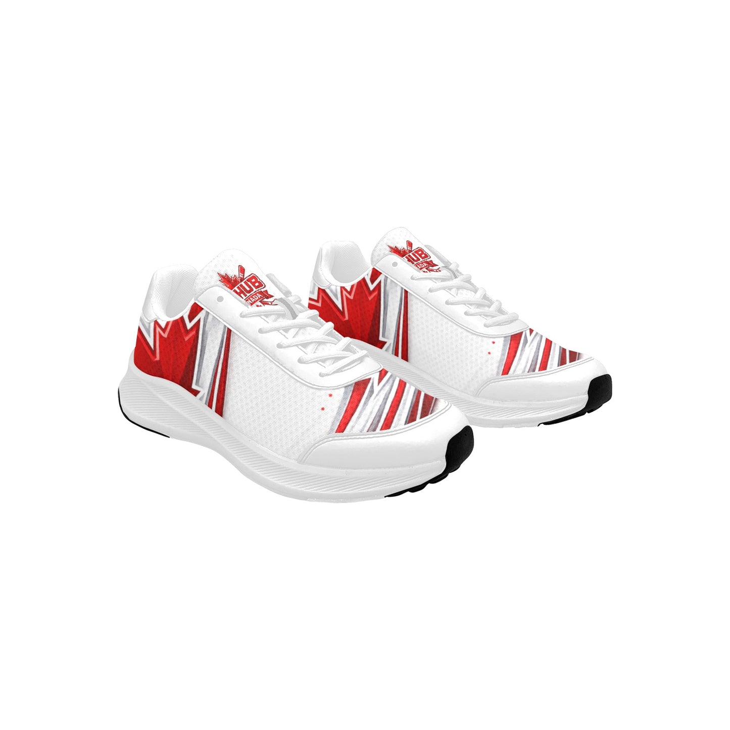 Sneakers Running JSHUB Canada NationWinter 2026 – Scarpe Sportive Bianche con Inserti Minimal