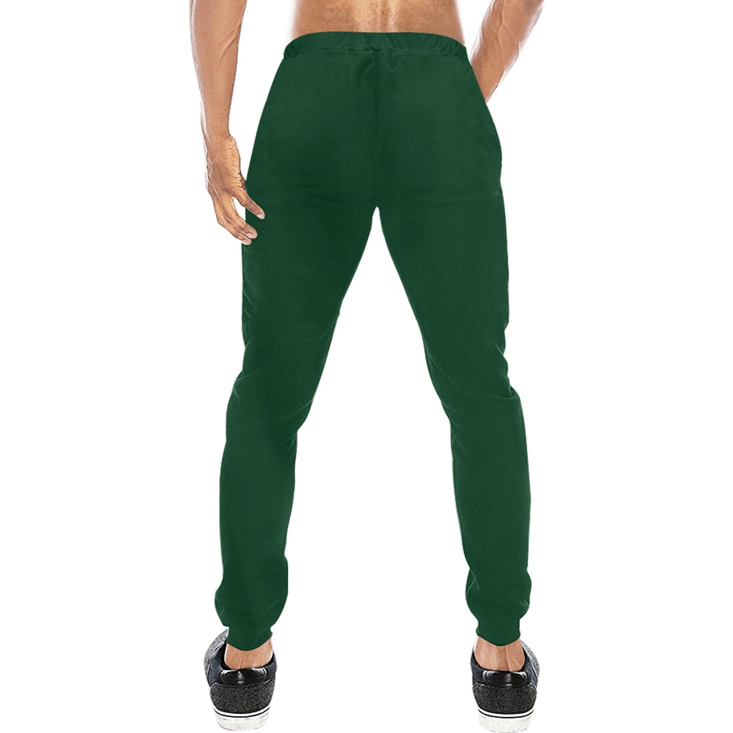 Pantaloni Italy Uomo Verde Scuro Inserto Tricolore JSHUB Winter Nation 2026 Streetwear