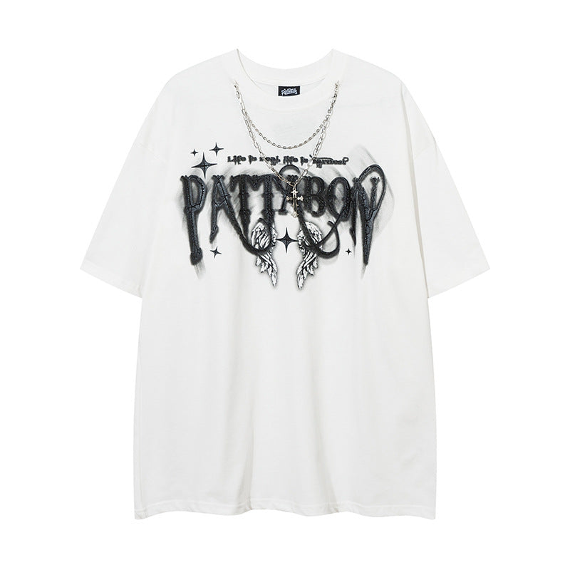 T-shirt American Retro Numeric Letters