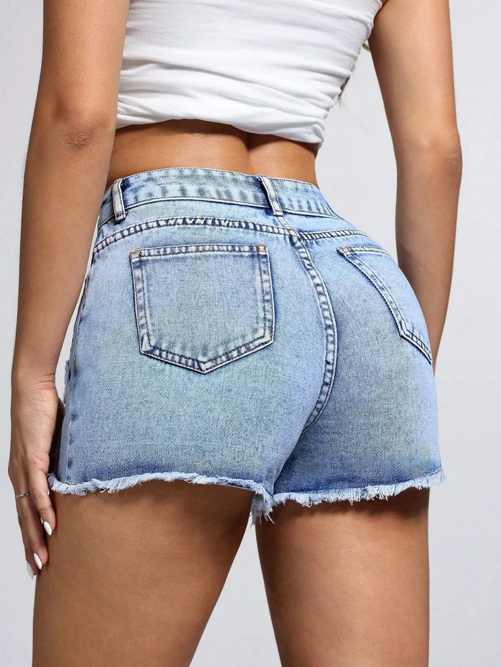 Shorts Star Raw Hem
