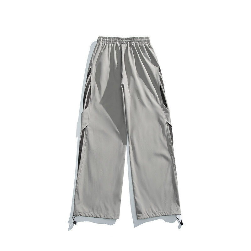 Pantaloni “Side Line Era” larghi con righe laterali