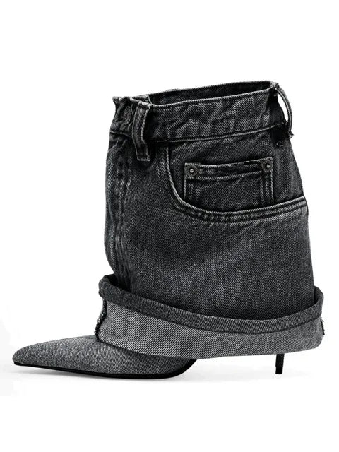 Stivaletti Denim High Heel Storm