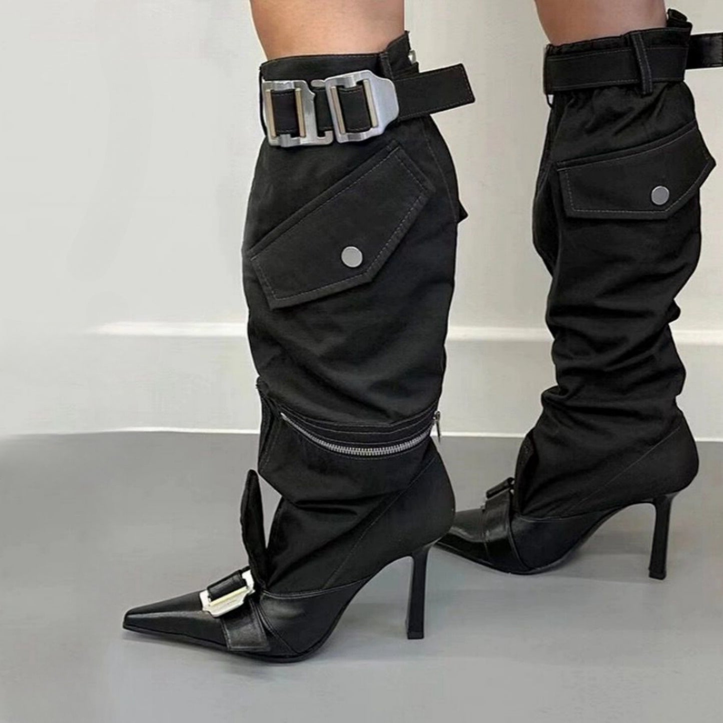 Stivali Sharp Zip Pointed