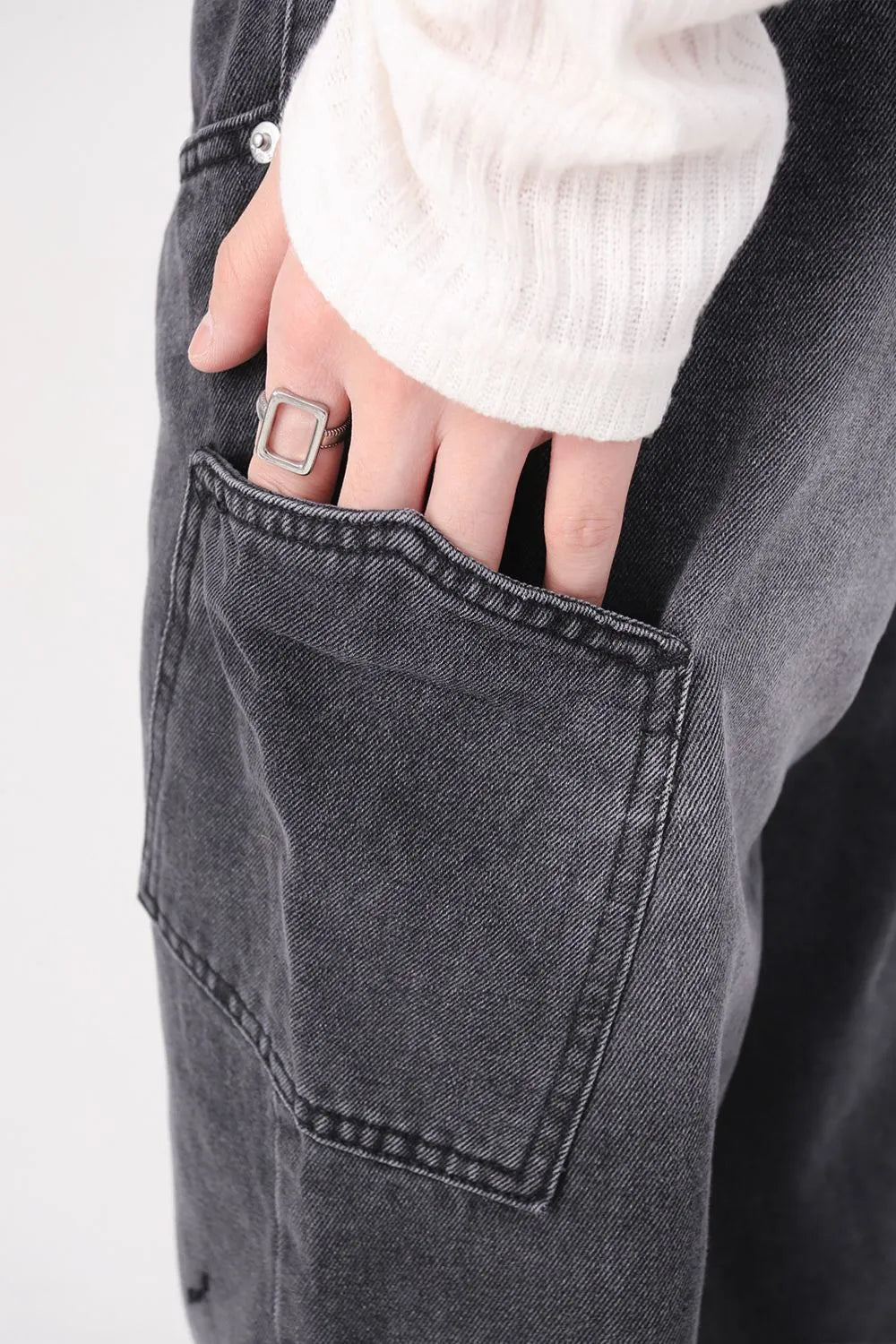 Jeans Wide Pocket