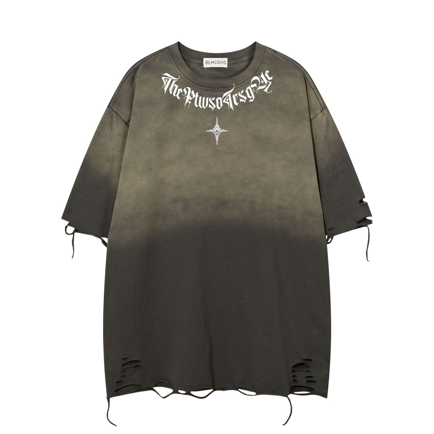 T-shirt Faded Script – Retro Wash Street Tee