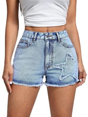 Shorts Star Raw Hem
