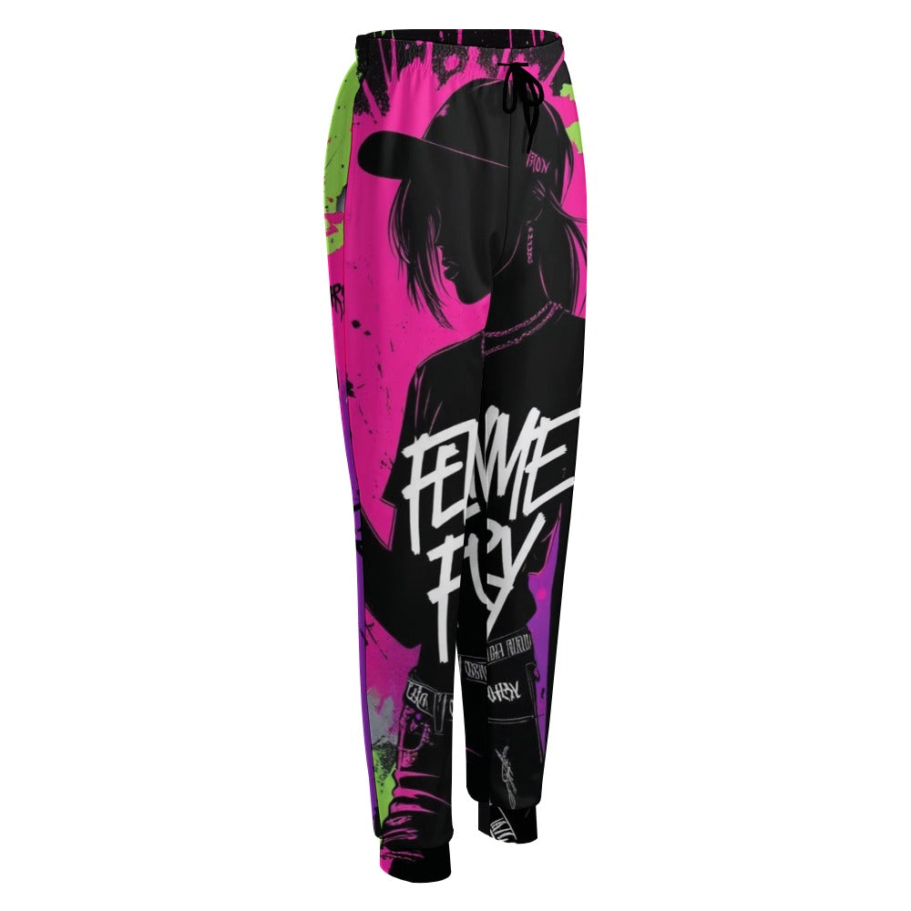 Pantaloni sportivi donna FEMME FURY - Full graffiti streetwear