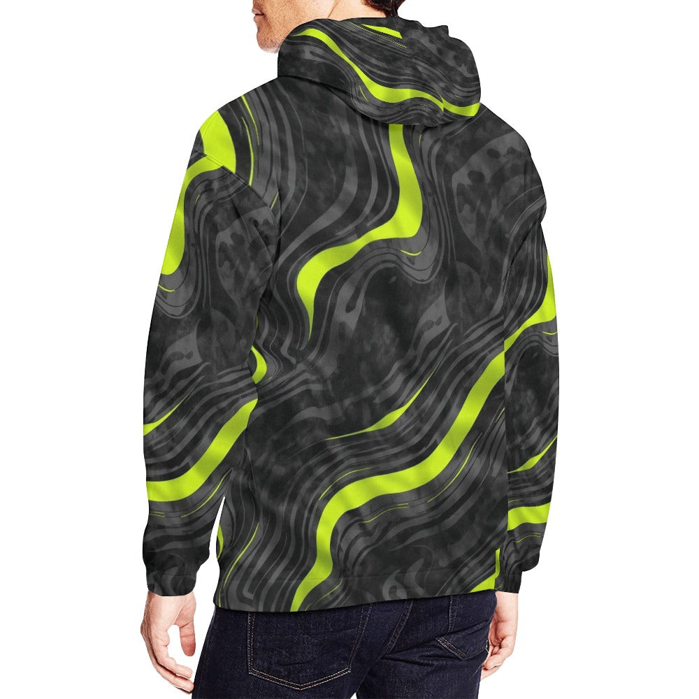 Felpa con cappuccio Neon Flow – JSHUB Collection Edizione Limitata Streetwear