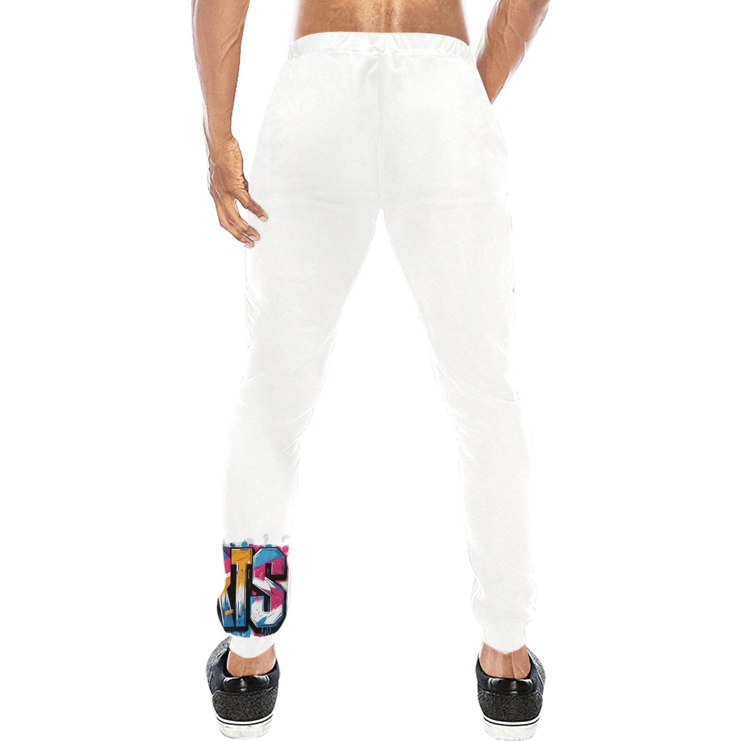 Pantaloni tuta baggy murales