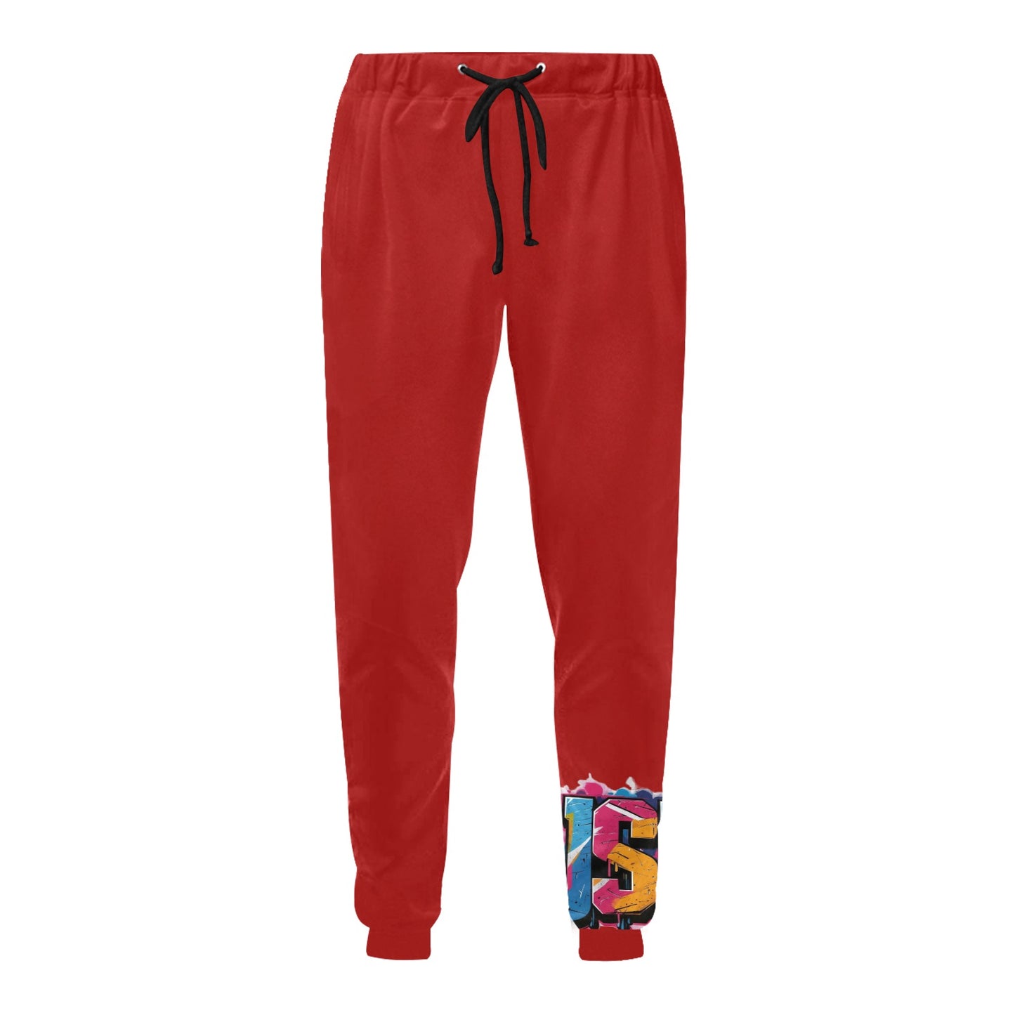 Pantaloni tuta baggy murales