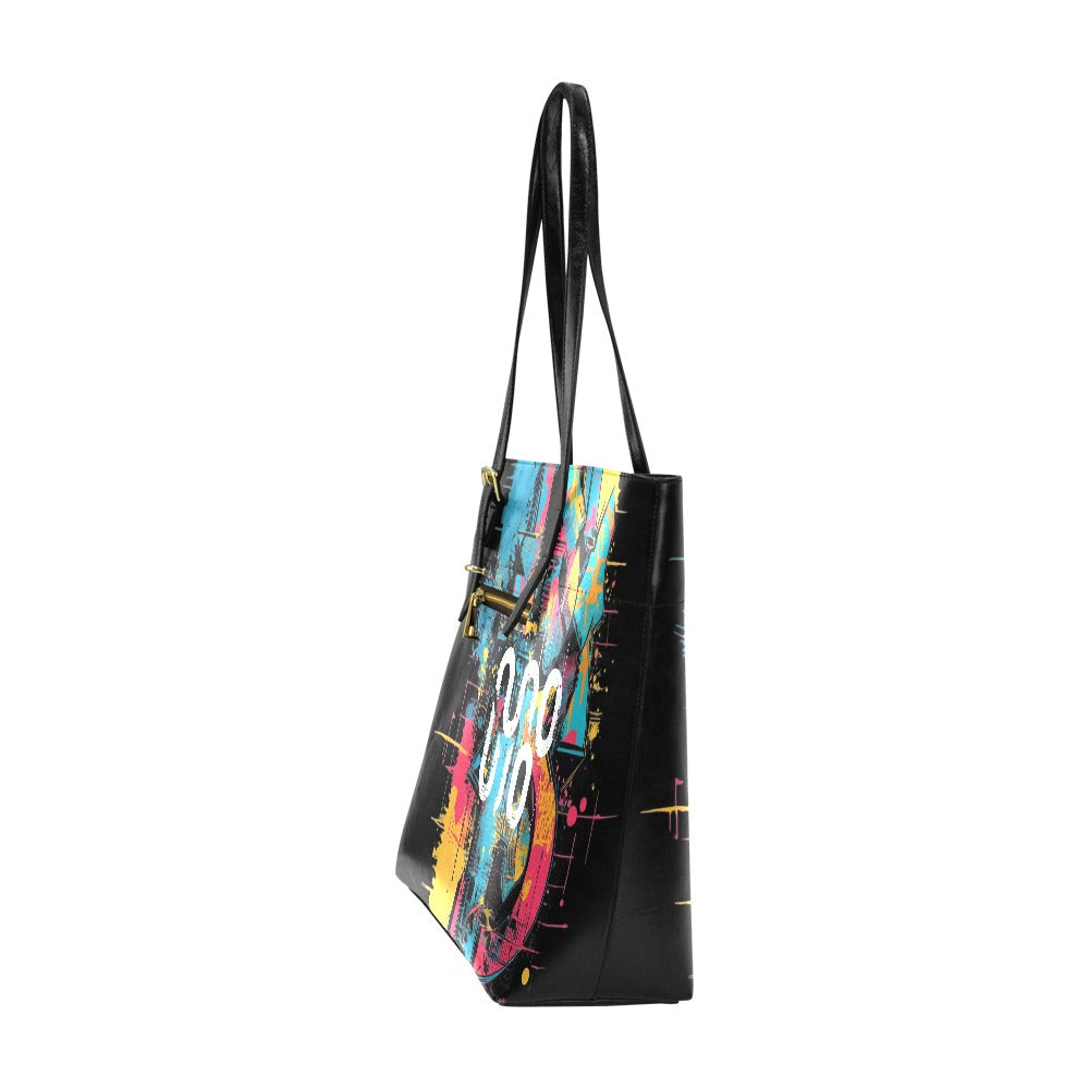 Borsa a Tracolla Donna “Visual Riot” in Pelle PU – Collezione Concrete Echoes