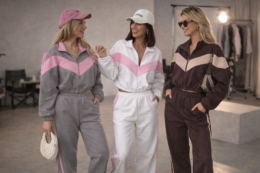 La tuta streetwear color block che domina la moda urban