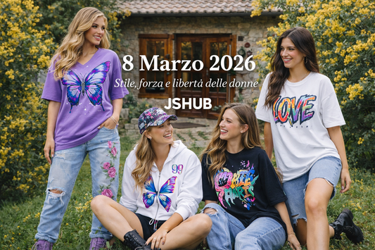 8 Marzo 2026: stile, forza e libertà — gli outfit JSHUB per celebrare la donna
