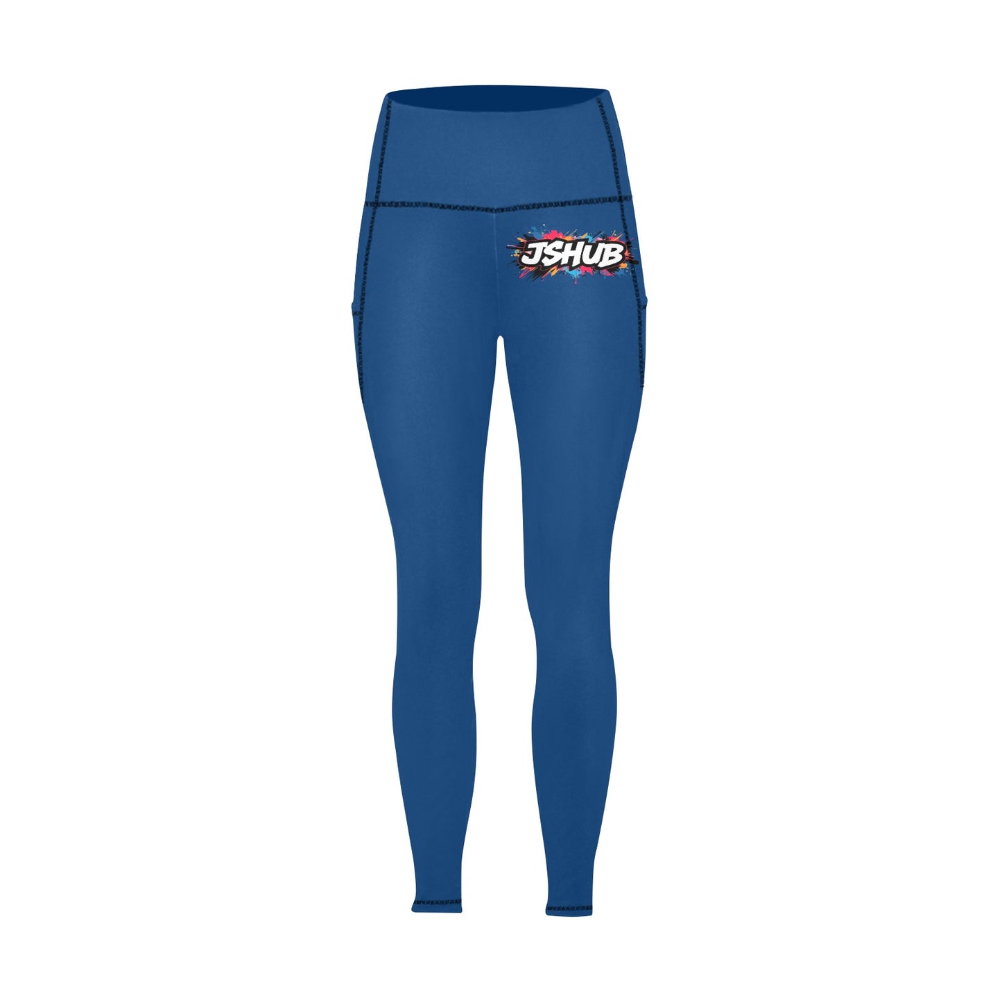 Leggings Donna JSHub All-Over con Tasche – Collezione Urban Streetwear 2025