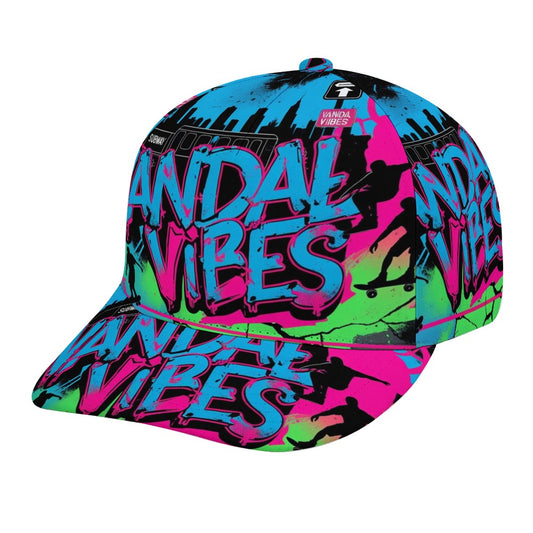 Cappello Vandal Dome  – Visiera curva nero streetwear unisex