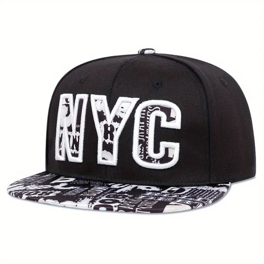 Cappello Flat Brim NYC – Ricamato Icona Hip-Hop