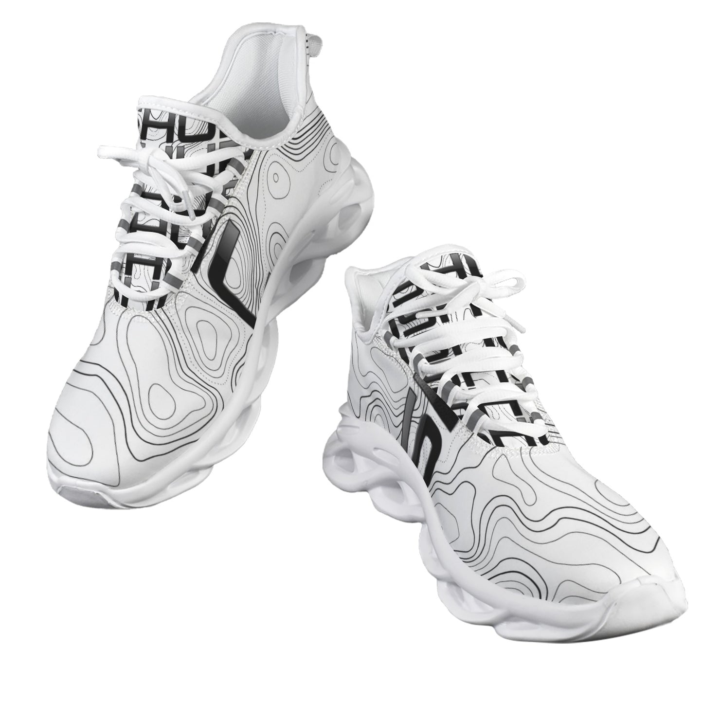 Sneakers Uomo JSHUB AeroFlow Topo White – Scarpe Streetwear Ultraleggere con Suola Hollow