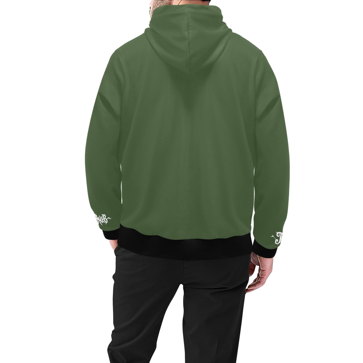 Felpa Uomo JSHUB Signature Monocolore Logo Calligrafato
