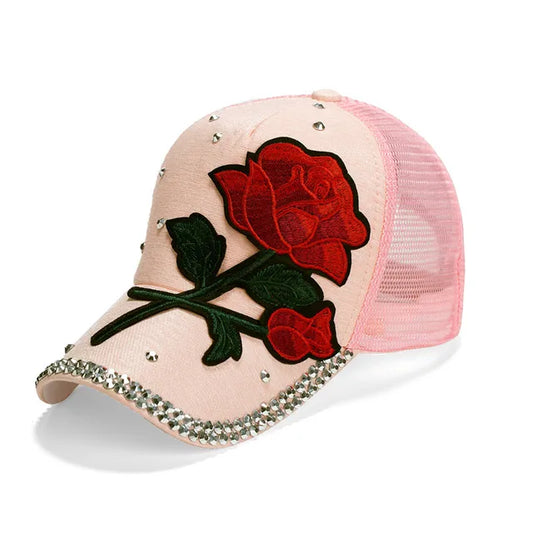 Cappello Baseball Moda Rosa Streetwear