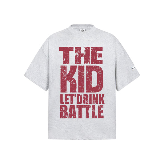 T-shirt Vintage Fade Letters