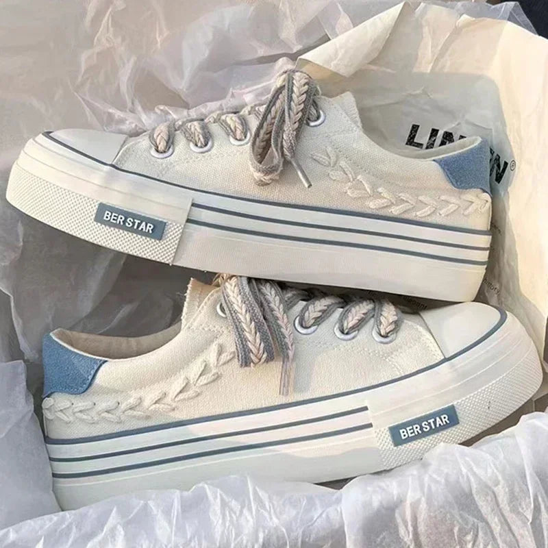Sneakers Platform Canvas Gravity