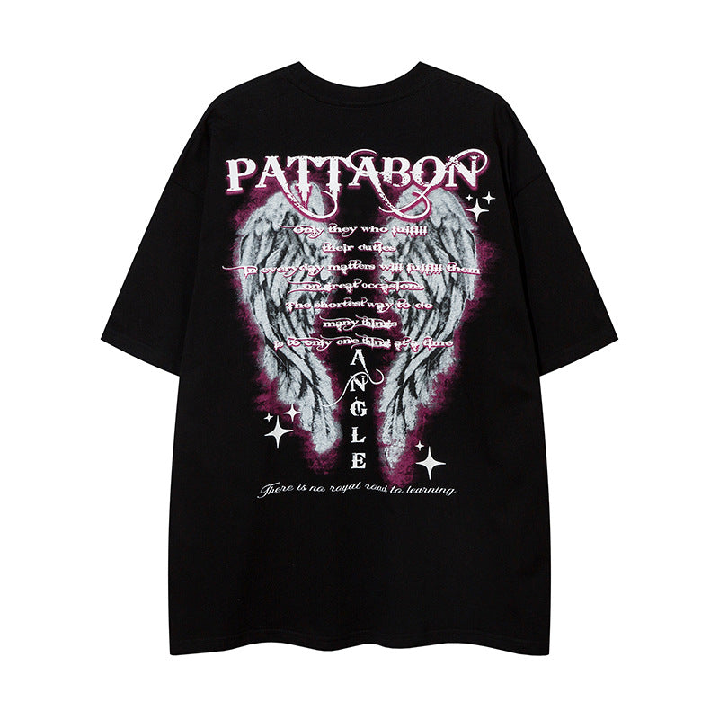 T-shirt American Retro Numeric Letters