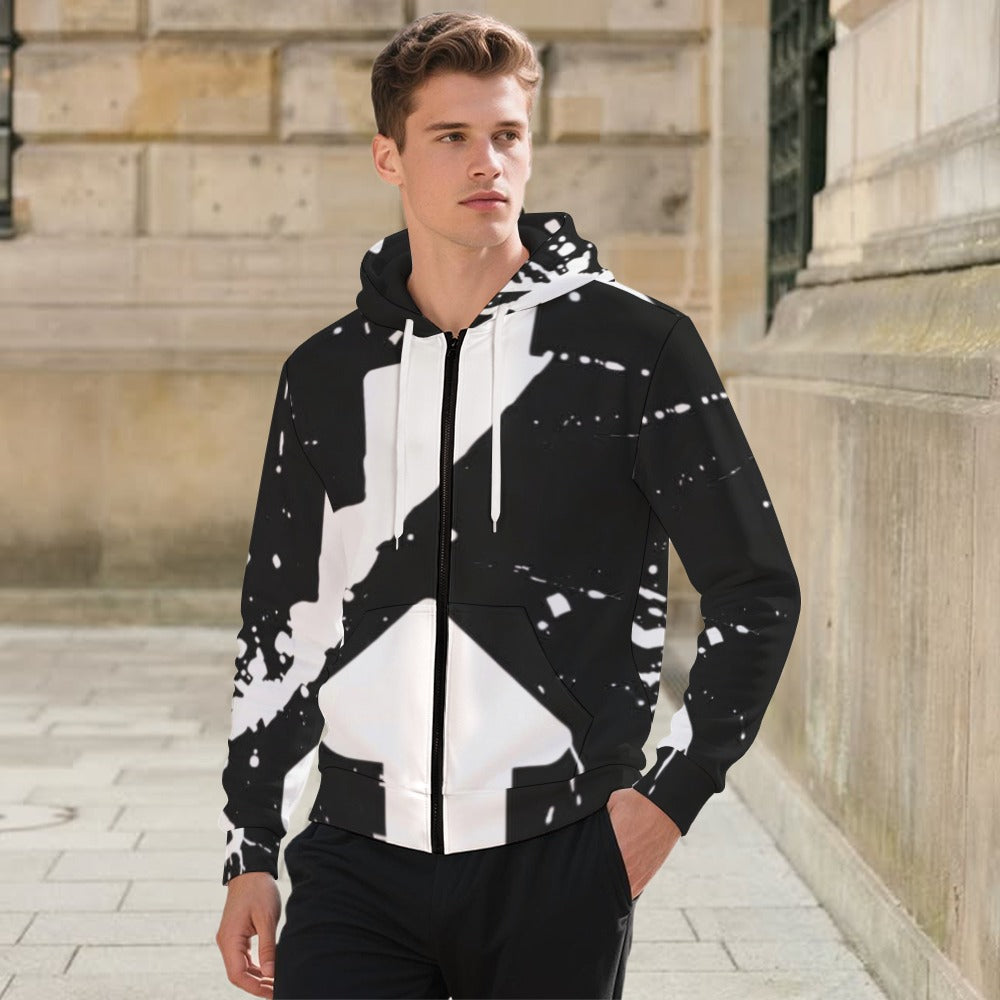 Felpa Uomo JS RISE – K Core Zip Hoodie