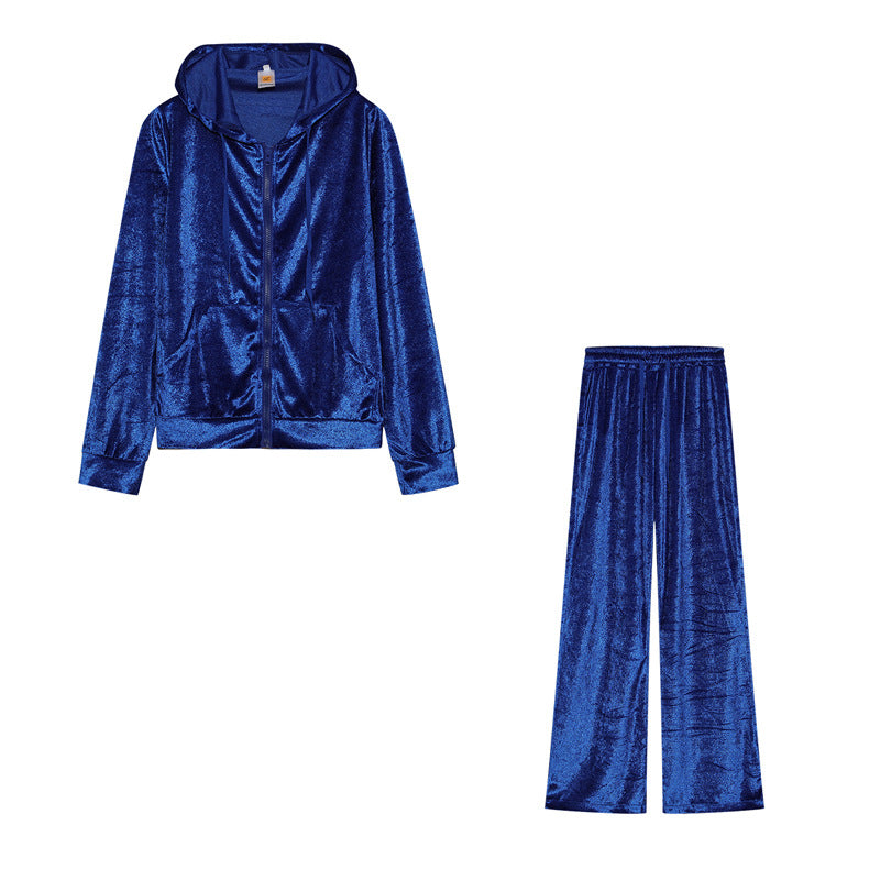 Tuta Donna Velvet Juicy Street Strass Set 2 Pezzi